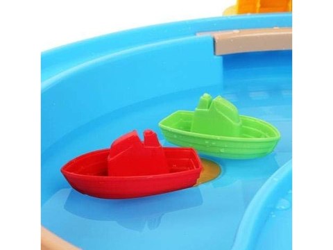 Piaskownica 2w1 Stolik Wodny Parasolka Foremki Akcesoria