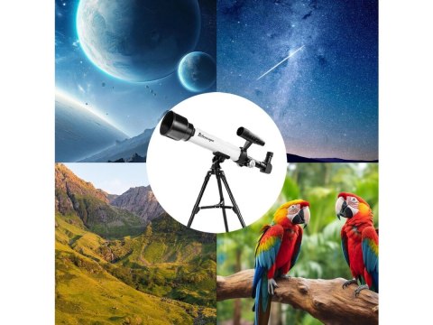 Teleskop Astronomiczny Ze Statywem Luneta Dla Początkujących + Akcesoria