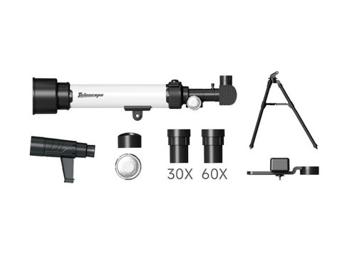 Teleskop Astronomiczny Ze Statywem Luneta Dla Początkujących + Akcesoria