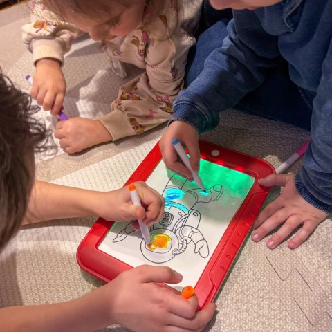 WOOPIE Magiczny Tablet Graficzny do Rysowania Neonowe Kolory