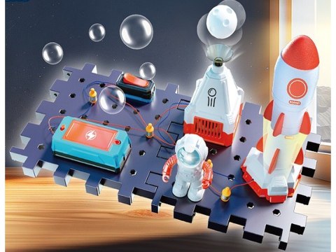 Zestaw doświadczalny Do Eksperymentów Naukowych Rakieta Kosmiczna Lewitująca Piłka Kosmonauta Eksperyment Obwód Elektroniczny