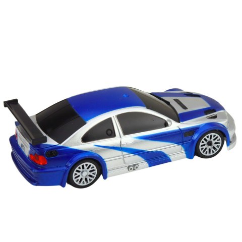 SAMOCHÓD ZDALNIE STEROWANY AUTO RC E46 DRIFT 1:43 15KM/H 4X4 PILOT 2.4 AKU