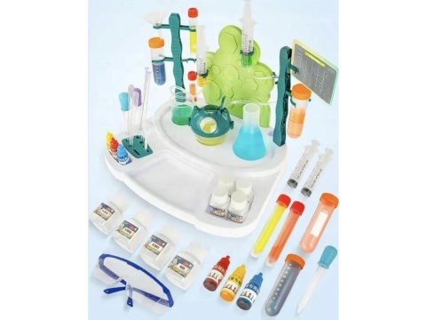 Domowe Laboratorium Warsztat Małego Chemika Zestaw Do Eksperymentów Dla Dzieci