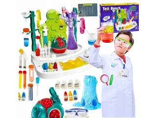 Domowe Laboratorium Warsztat Małego Chemika Zestaw Do Eksperymentów Dla Dzieci