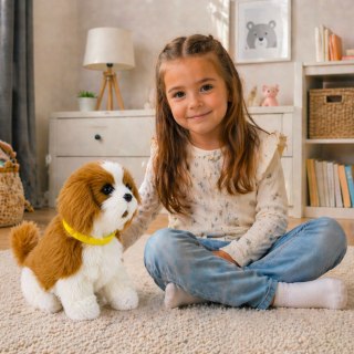 Interaktywny Pies Piesek Cavalier Pluszowy Szczeka Rusza Ogonem