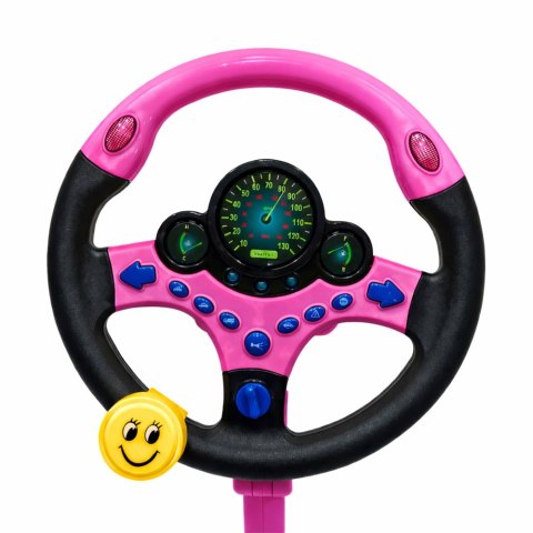 KIEROWNICA INTERAKTYWNA SYMULATOR JAZDY DLA DZIECI Z PEDAŁAMI ŚWIATŁA DŹWIĘK
