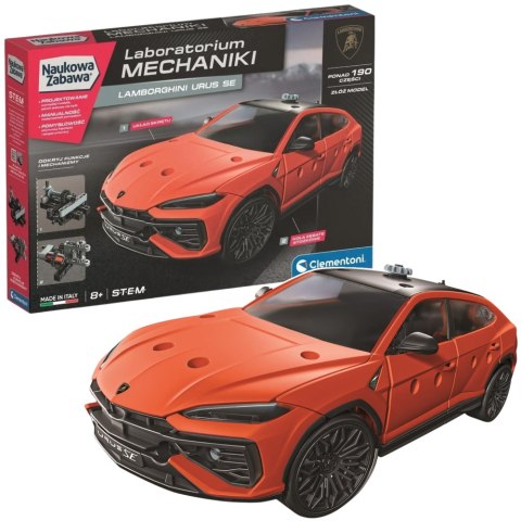Naukowa Zabawa Klocki Laboratorium Mechaniki Lamborghini Urus Język Polski Clementoni 50246