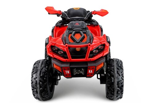QUAD NA AKUMULATOR DLA DZIECKA XW-08 4X4 PILOT KOŁA EVA SKÓRA LED RADIO MP3