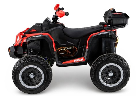 QUAD NA AKUMULATOR DLA DZIECKA XW-08 4X4 PILOT KOŁA EVA SKÓRA LED RADIO MP3