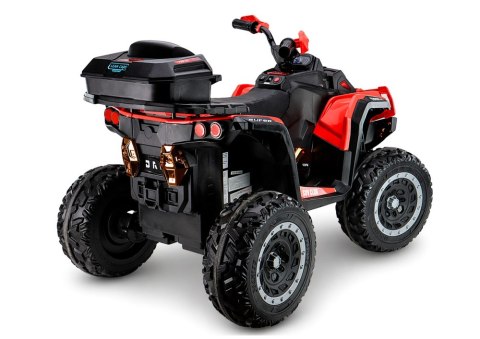QUAD NA AKUMULATOR DLA DZIECKA XW-08 4X4 PILOT KOŁA EVA SKÓRA LED RADIO MP3