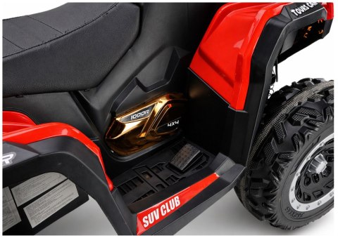 QUAD NA AKUMULATOR DLA DZIECKA XW-08 4X4 PILOT KOŁA EVA SKÓRA LED RADIO MP3