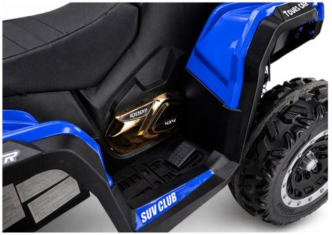 QUAD NA AKUMULATOR DLA DZIECKA XW-08 4X4 PILOT KOŁA EVA SKÓRA LED RADIO MP3