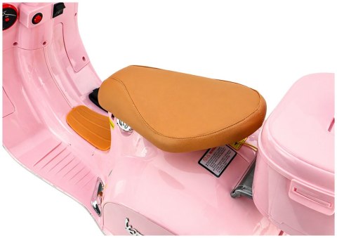 SKUTER TRÓJKOŁOWY NA AKUMULATOR DLA DZIECKA VESPA XW-05 LED MP3 USB SKÓRA