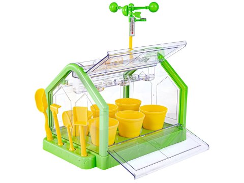 Szklarnia Dla Dzieci Mini Ogród Ogródek Plantacja + Akcesoria