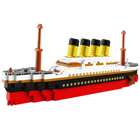 KLOCKI KONSTRUKCYJNE STATEK TITANIC DUŻY MODEL 60CM ZESTAW 3327 EL.