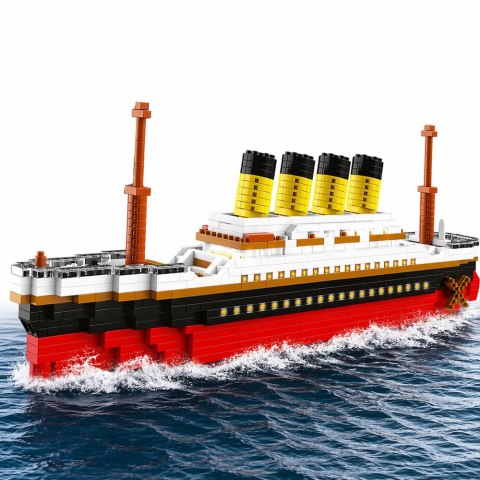 KLOCKI KONSTRUKCYJNE STATEK TITANIC DUŻY MODEL 60CM ZESTAW 3327 EL.