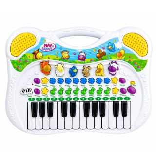 PIANINKO EDUKACYJNE INTERAKTYWNE DLA DZIECI DŹWIĘKI ZWIERZĄTKA MELODIE