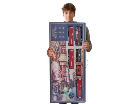 Kolejka R/C Elektryczna Lokomotywa Pociąg Towarowy Para Duży Zestaw Zdalnie Sterowana Akumulator
