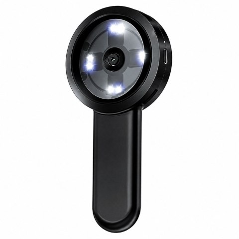 MIKROSKOP PRZENOŚNY CYFROWY RĘCZNY LUPA KAMERA HD X100 EKRAN IPS 8XLED