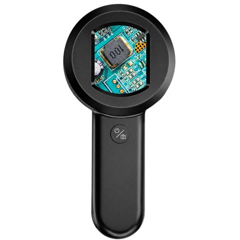 MIKROSKOP PRZENOŚNY CYFROWY RĘCZNY LUPA KAMERA HD X100 EKRAN IPS 8XLED