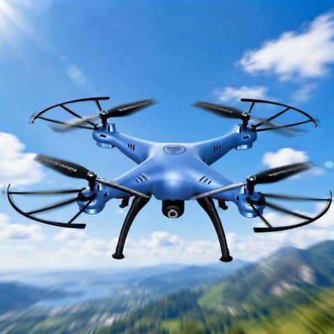DRON ZDALNIE STEROWANY SYMA X5HW KAMERA ZASIĘG 50M PILOT 2.4G OBRÓT 360