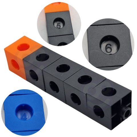 WOOPIE Klocki Konstrukcyjne 3D Sześciany 150 el.