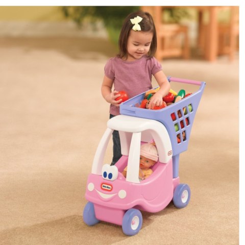 Wózek na zakupy dla dzieci Cozy Coupe Little Tikes różowy