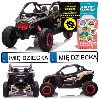AUTO NA AKUMULATOR BUGGY MAVERICK CAN-AM TURBO RR STRONG AIR 4X200W 24V LED