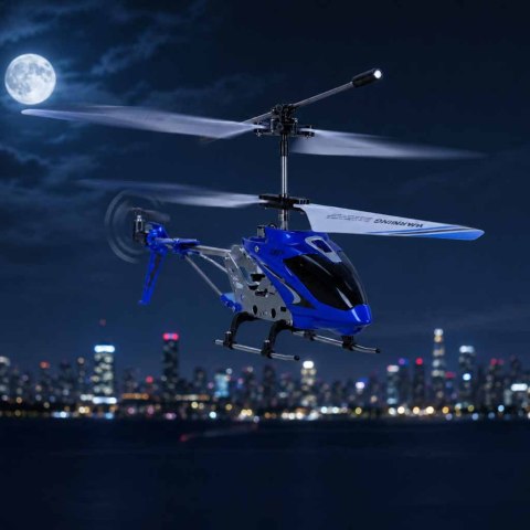 HELIKOPTER LATAJĄCY ZDALNIE STEROWANY RC SYMA S107G ŻYROSKOP LED PILOT AKU