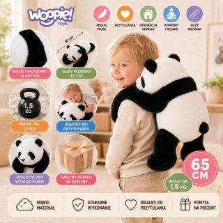 WOOPIE Pluszak Obciążeniowy Panda Antystresowy Sensoryczny Ciężkomiś Przytulanka 65cm 1500g