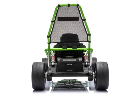GOKART NA AKUMULATOR DLA DZIECKA DM-107 2X200W CICHY SILNIK EVA SKÓRA LED