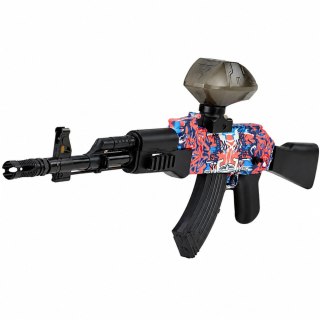 KARABIN PISTOLET ELEKTRYCZNY AUTOMATYCZNY AK47 NA KULKI WODNE ŻELOWE 70CM