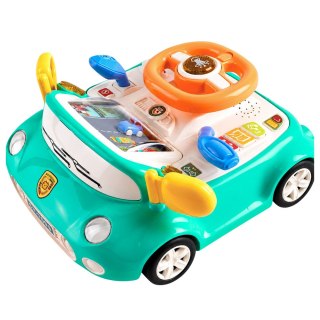 SYMULATOR JAZDY DLA DZIECI INTERAKTYWNY SAMOCHÓD KIEROWNICA ŚWIATŁA DŹWIĘKI