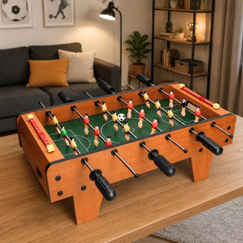 PIŁKARZYKI STOŁOWE MINI STÓŁ DO GRY 50CM FOOTBALL PIŁKA NOŻNA DREWNO MDF