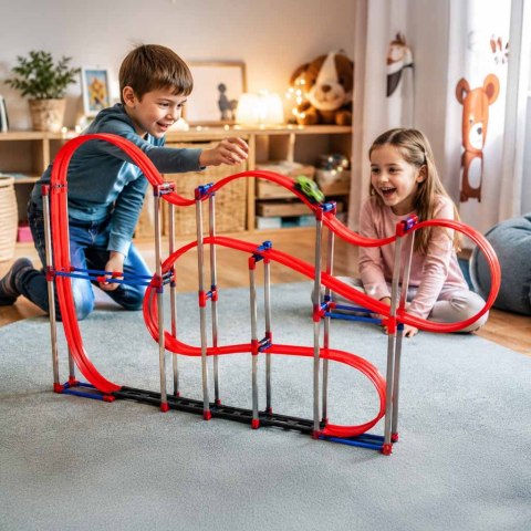 TOR SAMOCHODOWY ANTYGRAWITACYJNY MAGNETYCZNY 123CM XL ZESTAW DO ZBUDOWANIA
