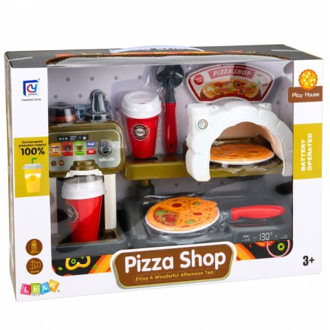 ZESTAW KUCHENNY PIZZERIA KAWIARNIA DLA DZIECI EKSPRES DO KAWY PIEC SKLEP