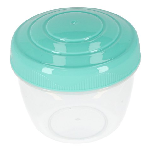 Lunch box śniadaniówka pudełko śniadaniowe z przegródkami dzielone 2200ml miętowe