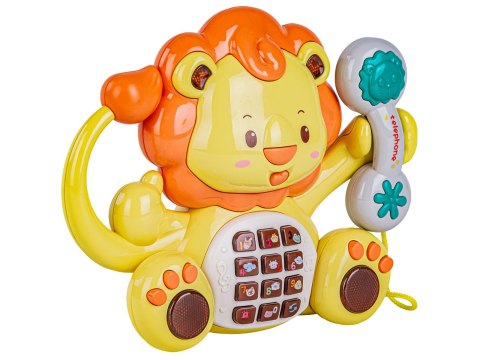 Edukacyjna Zabawka Muzyczna LEW Z Telefonem Telefon Melodie Dźwięki Podświetlenie