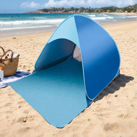 NAMIOT PLAŻOWY SAMOROZKŁADAJĄCY PARAWAN NA PLAŻĘ OGRÓD OCHRONNY UV POPUP