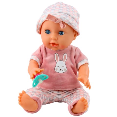LALKA BOBAS INTERAKTYWNY 35CM NIEMOWALK RÓŻOWY SIUSIAJĄCY DŹWIĘKI AKCESORIA