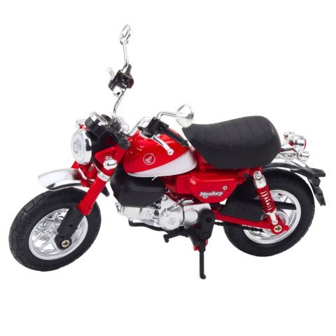 MOTOCYKL MOTOR RETRO KLASYCZNY MODEL METALOWY 1:12 ŚWIATŁA DIE-CAST CZERWONY