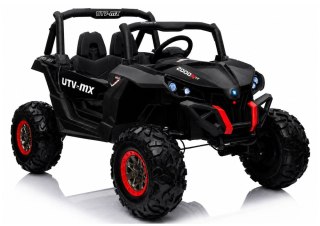 AUTO NA AKUMULATOR DLA 2 DZIECI JEEP XMX603 MP4 BUGGY 4X4 PILOT SKÓRA EVA LED