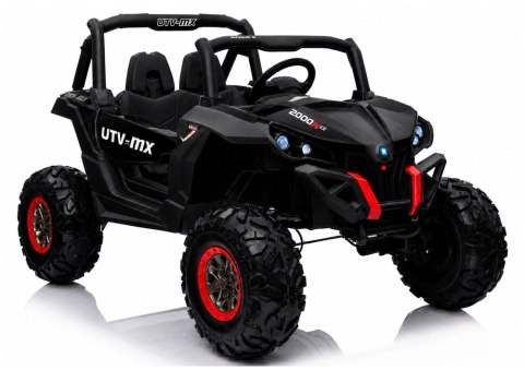 AUTO NA AKUMULATOR DLA 2 DZIECI JEEP XMX603 MP4 BUGGY 4X4 PILOT SKÓRA EVA LED