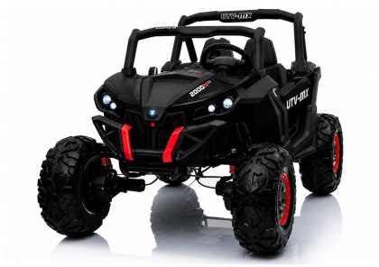 AUTO NA AKUMULATOR DLA 2 DZIECI JEEP XMX603 MP4 BUGGY 4X4 PILOT SKÓRA EVA LED