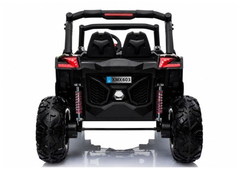 AUTO NA AKUMULATOR DLA 2 DZIECI JEEP XMX603 MP4 BUGGY 4X4 PILOT SKÓRA EVA LED