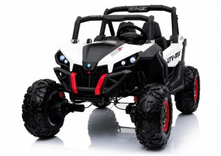 AUTO NA AKUMULATOR DLA 2 DZIECI JEEP XMX603 MP4 BUGGY 4X4 PILOT SKÓRA EVA LED