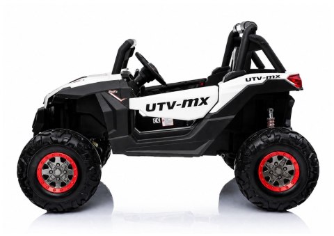 AUTO NA AKUMULATOR DLA 2 DZIECI JEEP XMX603 MP4 BUGGY 4X4 PILOT SKÓRA EVA LED