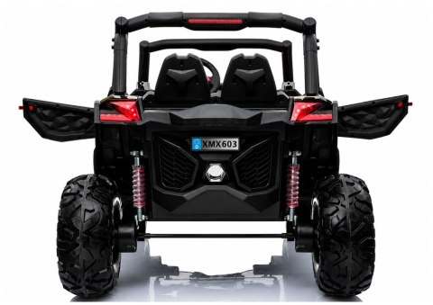 AUTO NA AKUMULATOR DLA 2 DZIECI JEEP XMX603 MP4 BUGGY 4X4 PILOT SKÓRA EVA LED