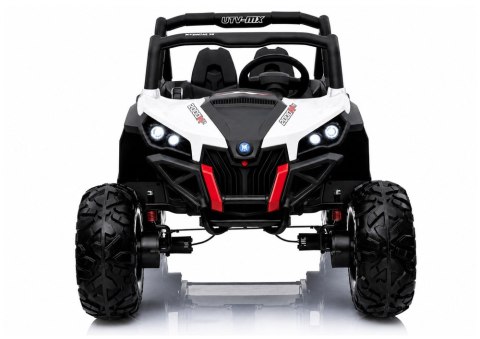 AUTO NA AKUMULATOR DLA 2 DZIECI JEEP XMX603 MP4 BUGGY 4X4 PILOT SKÓRA EVA LED