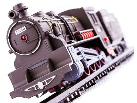 KOLEJKA ELEKTRYCZNA FENFA NA BATERIE 5 WAGONÓW DŁUGI TOR ŚWIATŁO DŹWIĘKI